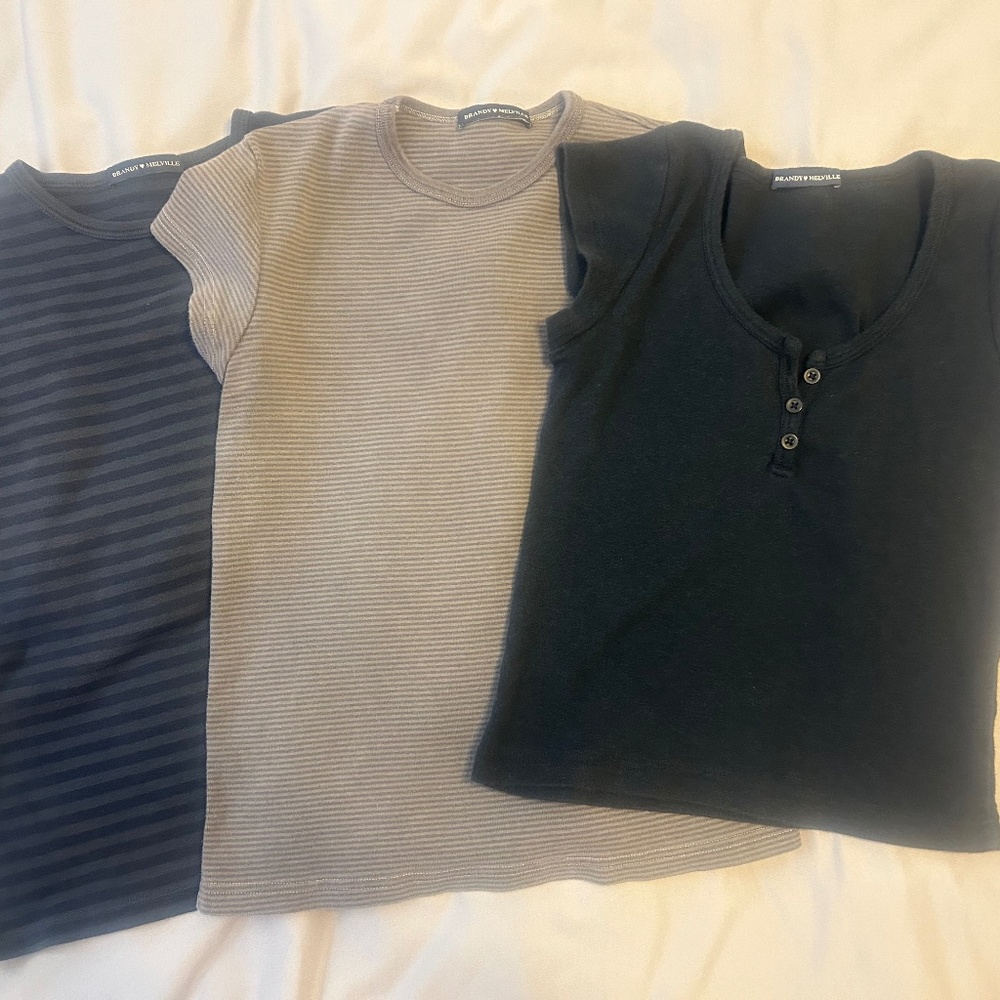 3 Brandy Melville T-shirts